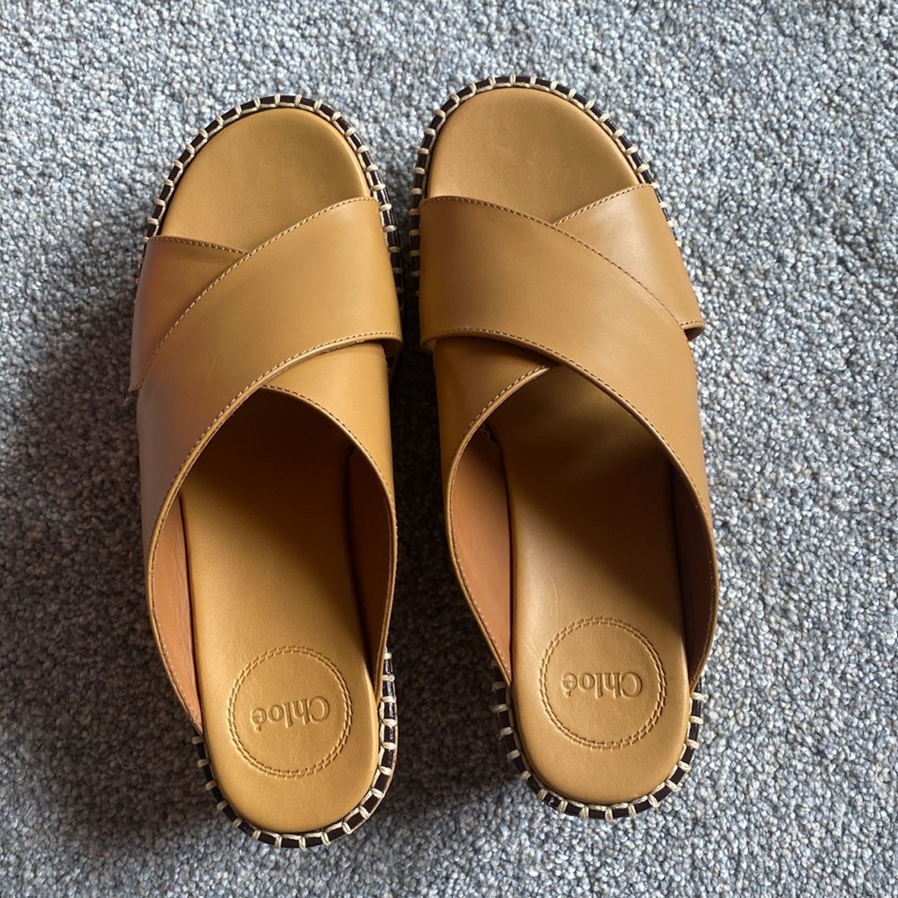 Brand new Chloe Laia platform sandal. Size 36